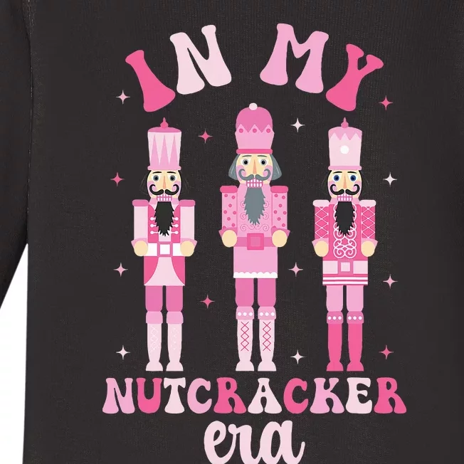 In My Nutcracker Era Groovy Xmasnutcracker Christmas Baby Long Sleeve Bodysuit