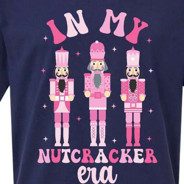 In My Nutcracker Era Groovy Xmasnutcracker Christmas Sueded Cloud Jersey T-Shirt