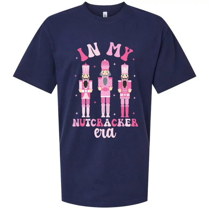 In My Nutcracker Era Groovy Xmasnutcracker Christmas Sueded Cloud Jersey T-Shirt