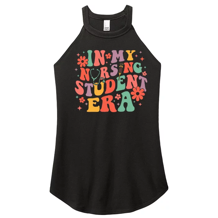 In My Nursing Student Era Future Nurse Nursing Women’s Perfect Tri Rocker Tank