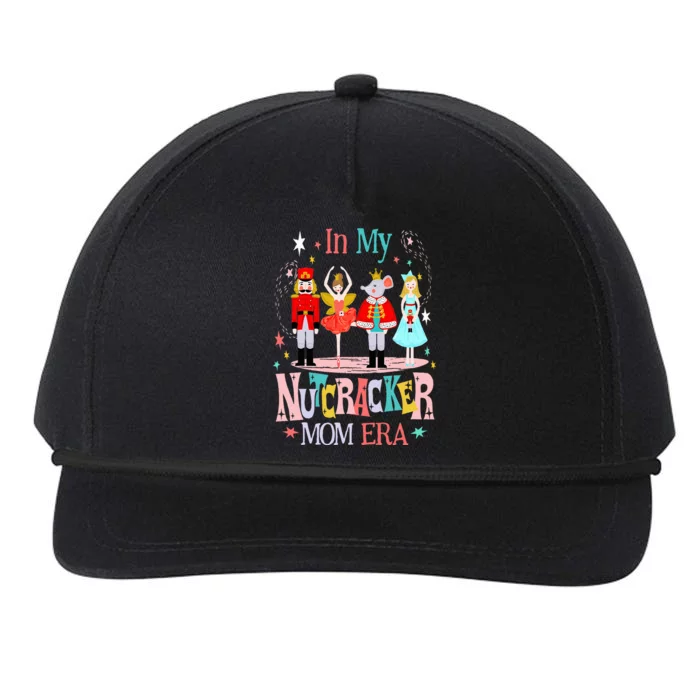 In My Nutcracker Mom Era Christmas Nutcracker Ballet Festive Snapback Five-Panel Rope Hat