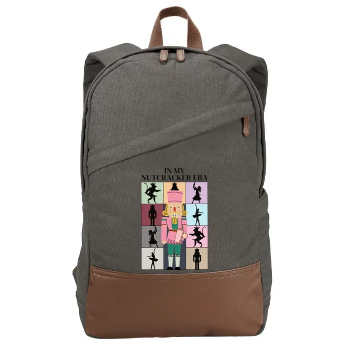 In My Nutcracker Era Nutcracker Ballet Christmas Cotton Canvas Backpack