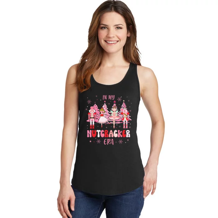 In My Nutcracker Era Christmas Nutcracker Ballet Festive Ladies Essential Tank