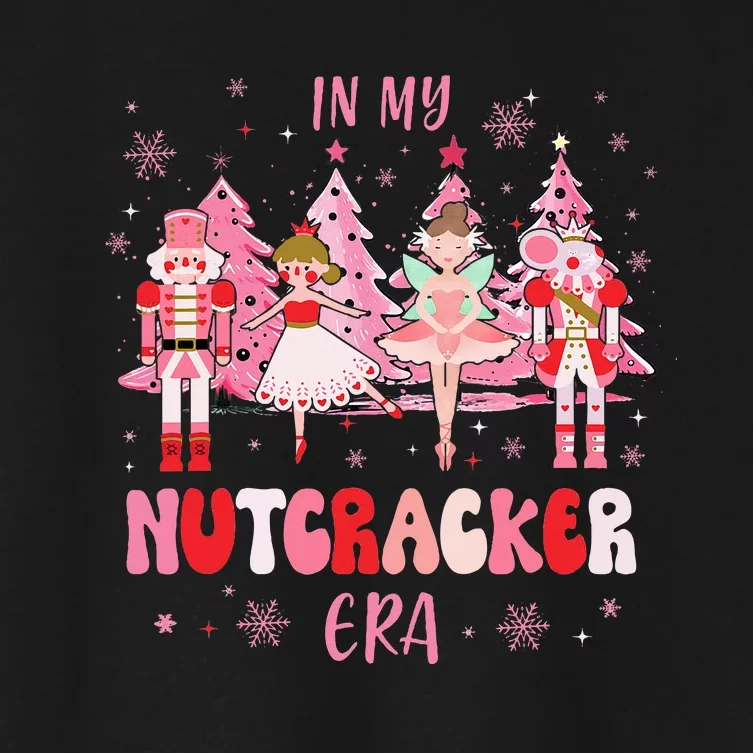 In My Nutcracker Era Christmas Nutcracker Ballet Festive Women's Crop Top Tee