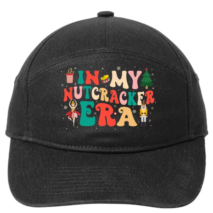 In My Nutcracker Era Christmas Nutcracker Ballet Festive 7-Panel Snapback Hat