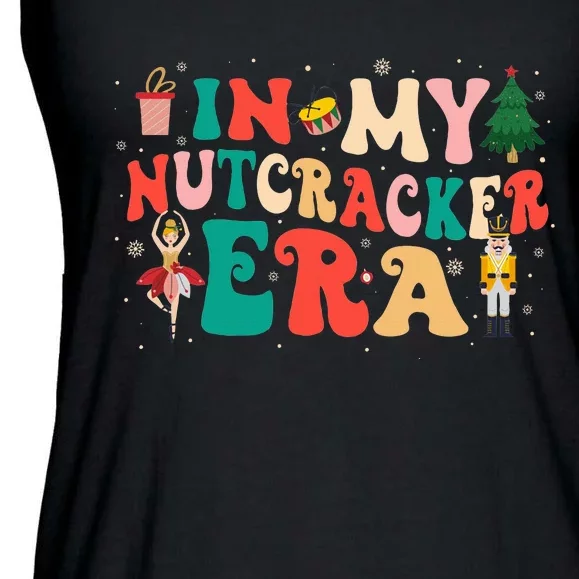 In My Nutcracker Era Christmas Nutcracker Ballet Festive Ladies Essential Flowy Tank