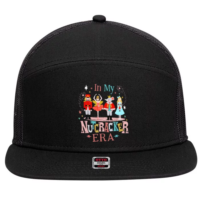 In My Nutcracker Era Christmas Nutcracker Ballet 7 Panel Mesh Trucker Snapback Hat