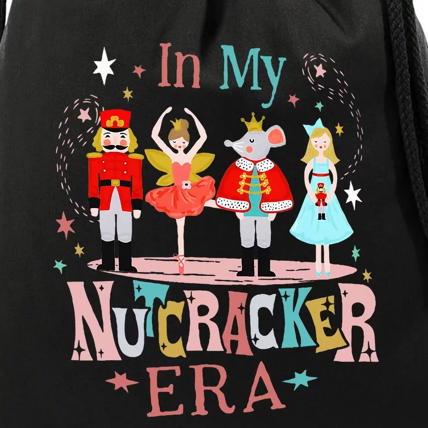 In My Nutcracker Era Christmas Nutcracker Ballet Drawstring Bag