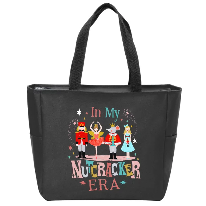 In My Nutcracker Era Christmas Nutcracker Ballet Zip Tote Bag