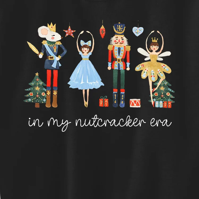 In My Nutcracker Era Christmas Nutcracker Bellet Princess Kids Sweatshirt