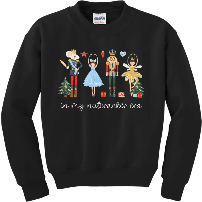 In My Nutcracker Era Christmas Nutcracker Bellet Princess Kids Sweatshirt