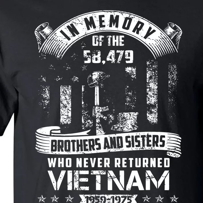 In Memory Of Vietnam Veteran Tall T-Shirt