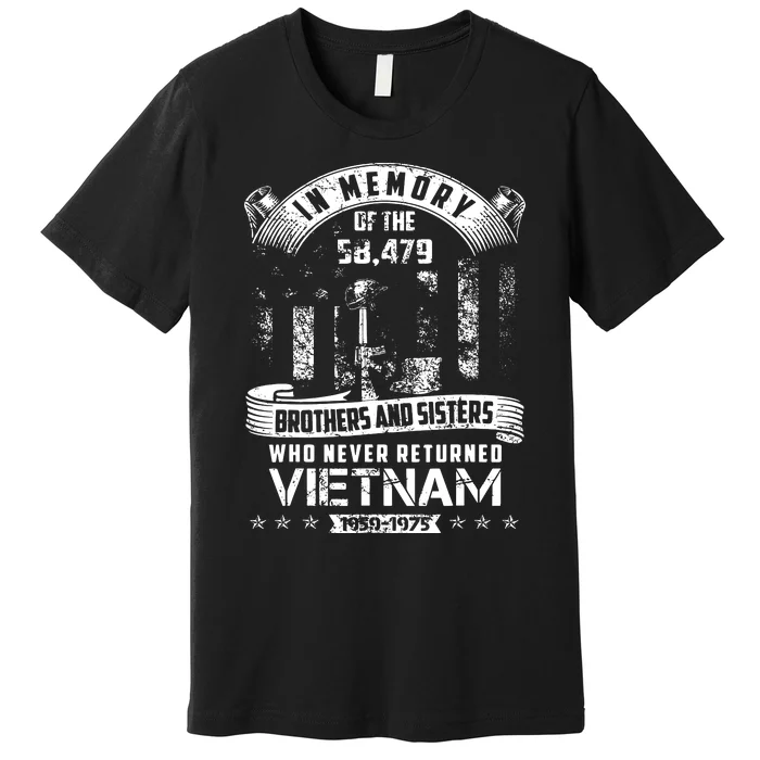 In Memory Of Vietnam Veteran Premium T-Shirt