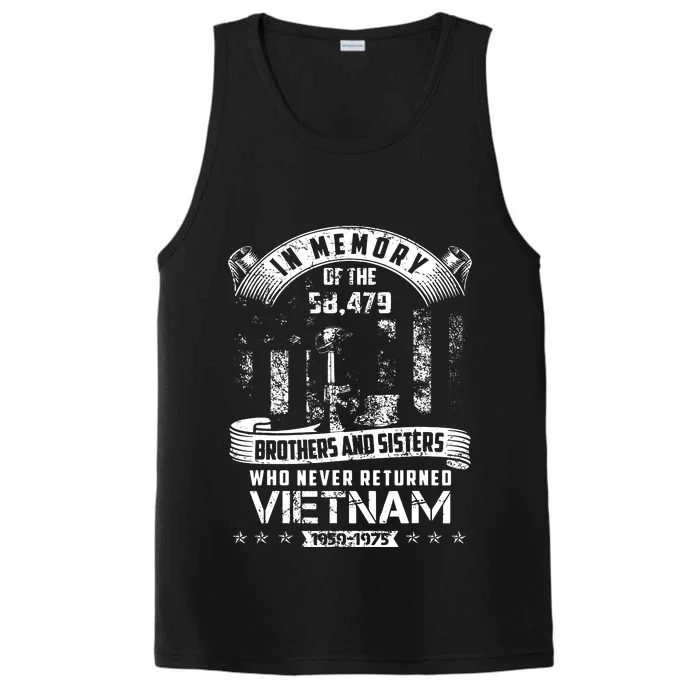 In Memory Of Vietnam Veteran Performance Tank