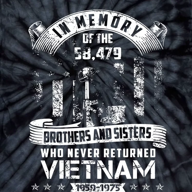 In Memory Of Vietnam Veteran Tie-Dye T-Shirt