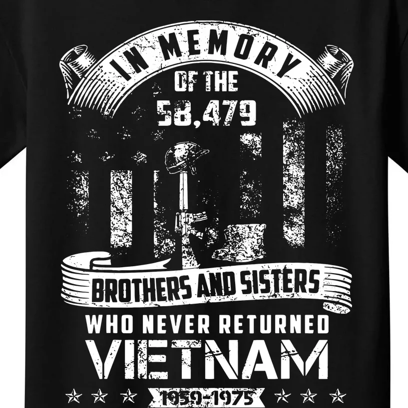 In Memory Of Vietnam Veteran Kids T-Shirt