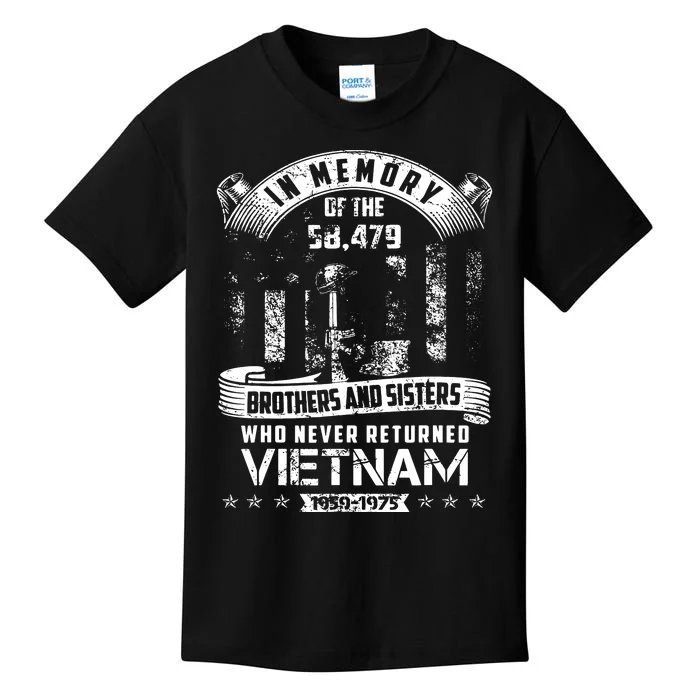 In Memory Of Vietnam Veteran Kids T-Shirt