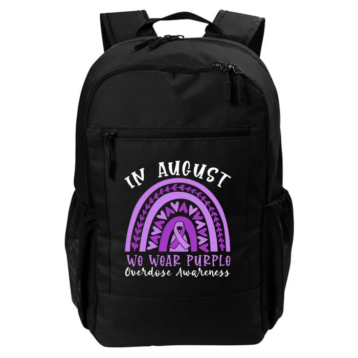 In Memory Of Overdose Awareness Month Daily Commute Backpack