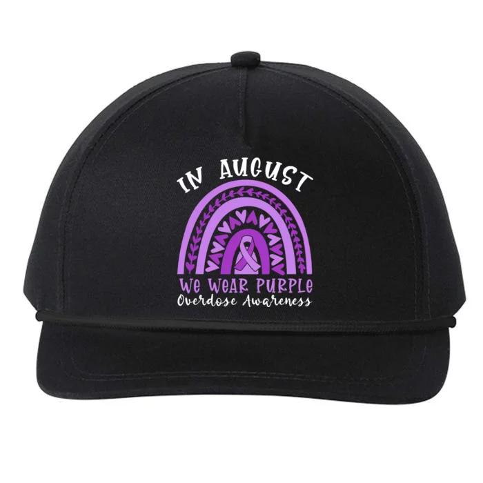 In Memory Of Overdose Awareness Month Snapback Five-Panel Rope Hat