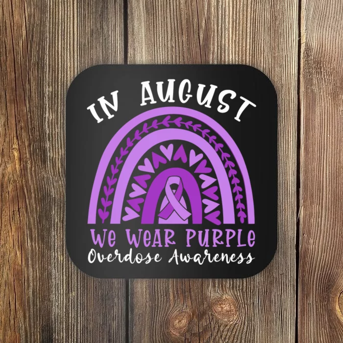 In Memory Of Overdose Awareness Month Coaster