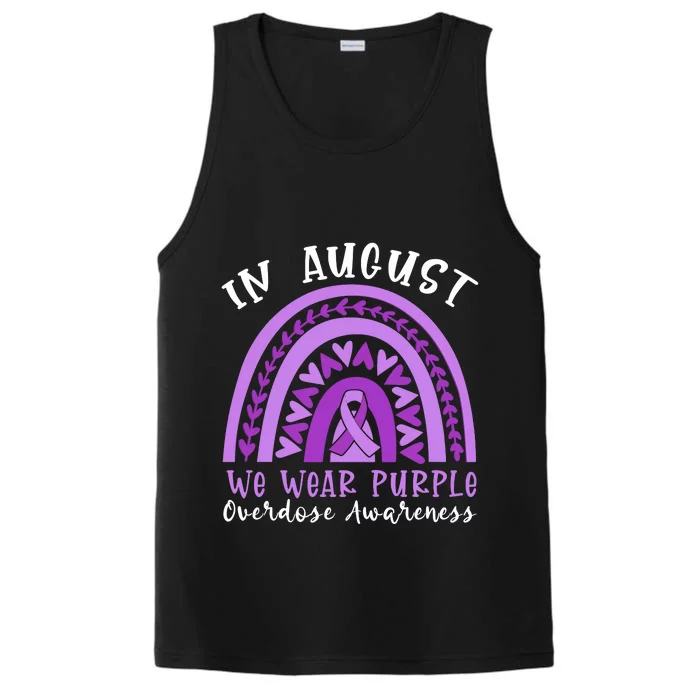 In Memory Of Overdose Awareness Month Performance Tank