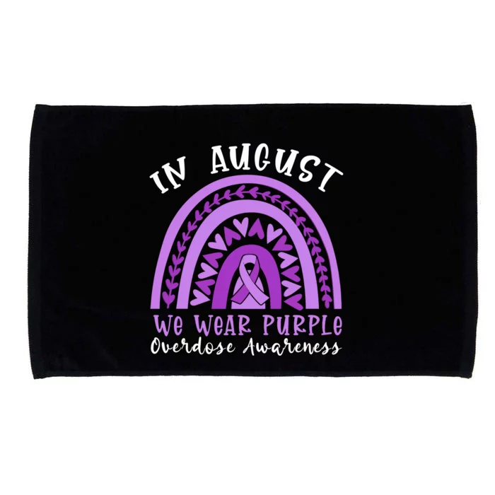 In Memory Of Overdose Awareness Month Microfiber Hand Towel