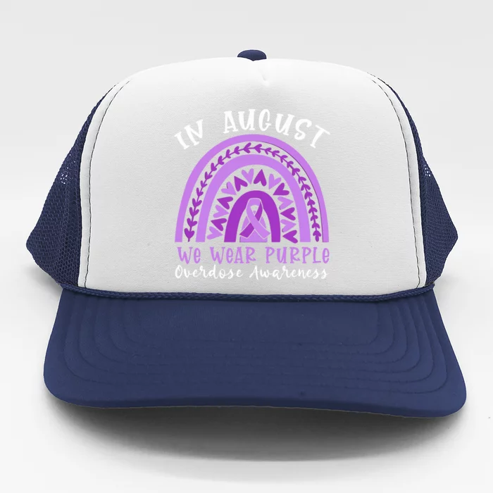 In Memory Of Overdose Awareness Month Trucker Hat