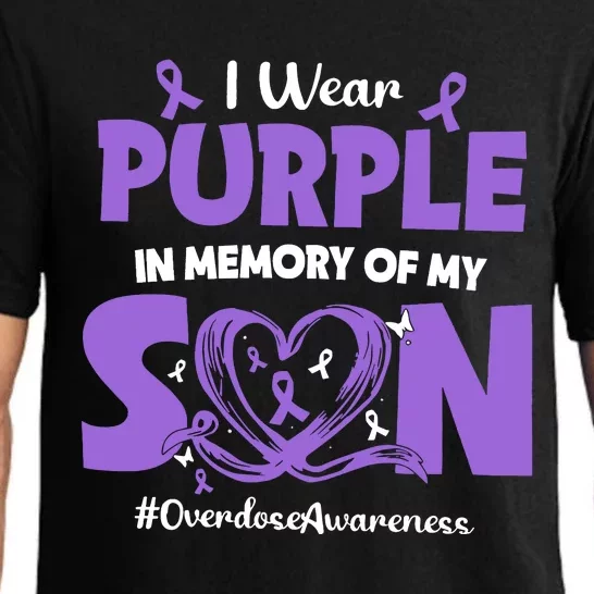 In Memory Of My Son Overdose Awareness Pajama Set