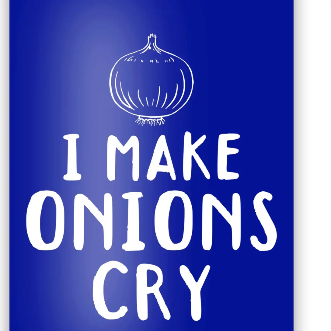 I Make Onions Cry Onion Cooking Kitchen Food Cook Funny Chef Cute Gift Poster