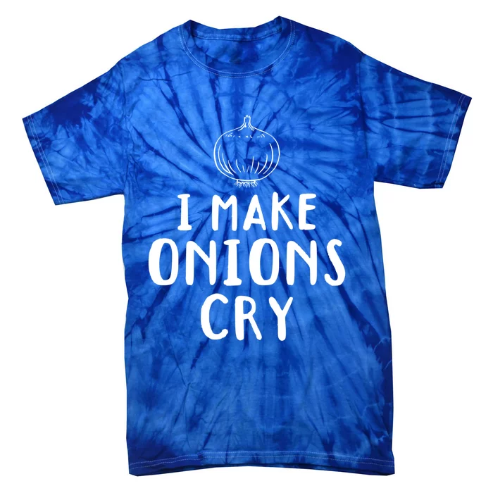 I Make Onions Cry Onion Cooking Kitchen Food Cook Funny Chef Cute Gift Tie-Dye T-Shirt