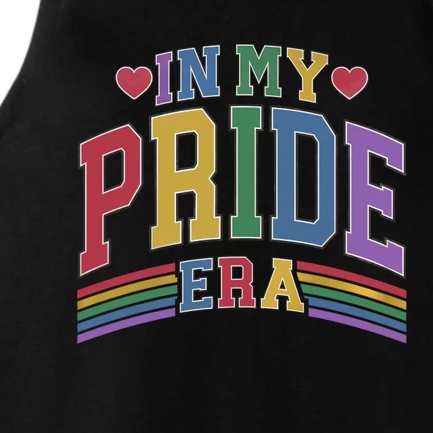 In My Pride Era Pride Month Demon Lgbt Ladies Tri-Blend Wicking Tank