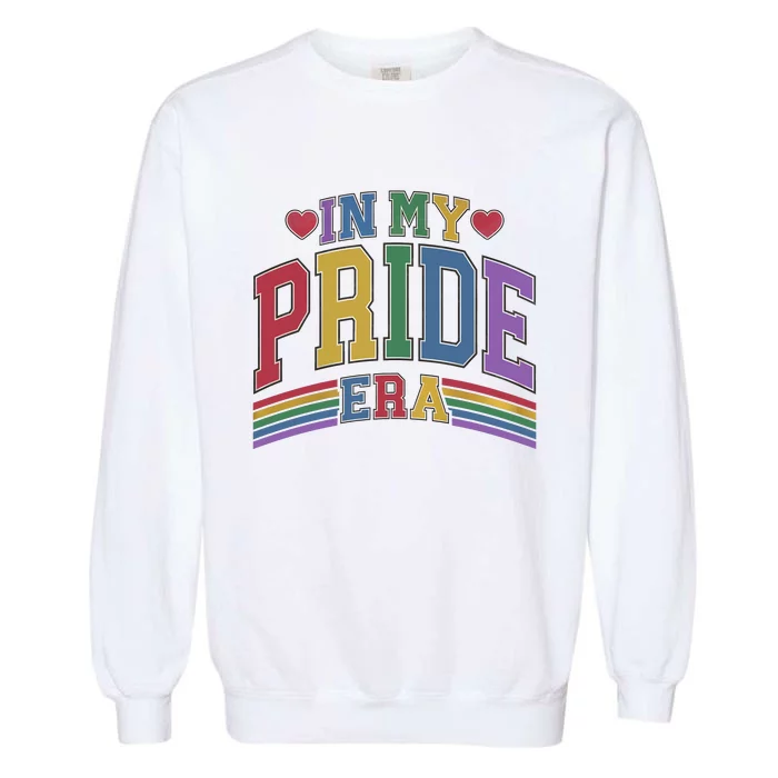 In My Pride Era Pride Month Demon Lgbt Garment-Dyed Sweatshirt