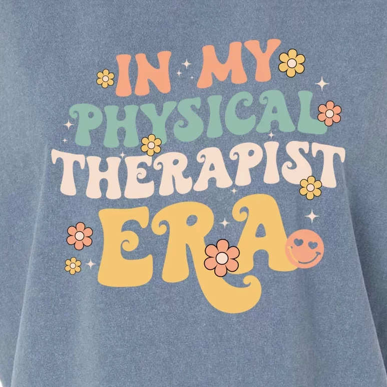 In My Physical Therapist Era Retro Physical Therapy Teacher Gift Garment-Dyed Women's Muscle Tee