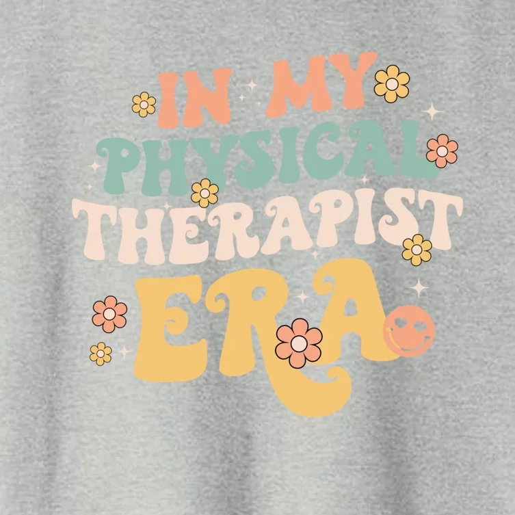 In My Physical Therapist Era Retro Physical Therapy Teacher Gift Women's Crop Top Tee