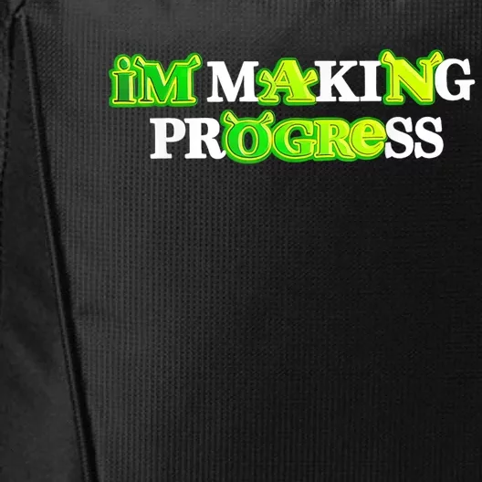 I’M Making Progress Funny City Backpack