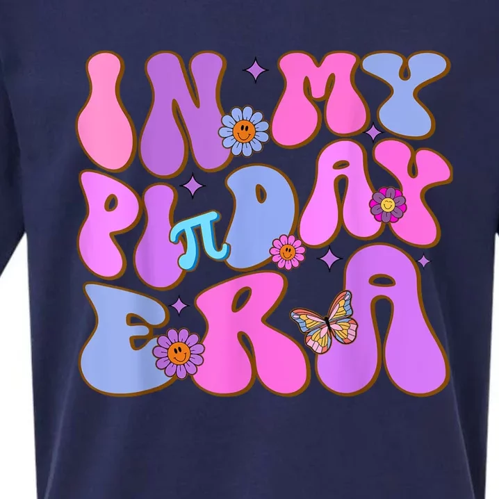 In My Pi Day Era Cute Math Teacher Pi Day Sueded Cloud Jersey T-Shirt