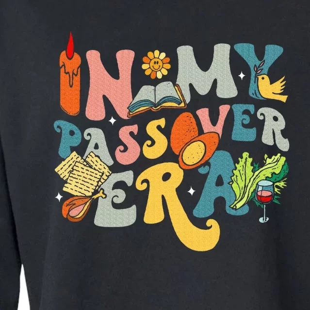 In My Passover Era Jewish Pesach Matzah Cropped Pullover Crew