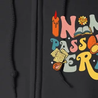 In My Passover Era Jewish Pesach Matzah Full Zip Hoodie