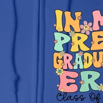 In My Prek Graduate Era Groovy Pre K Last Day Of Preschool Gift Full Zip Hoodie