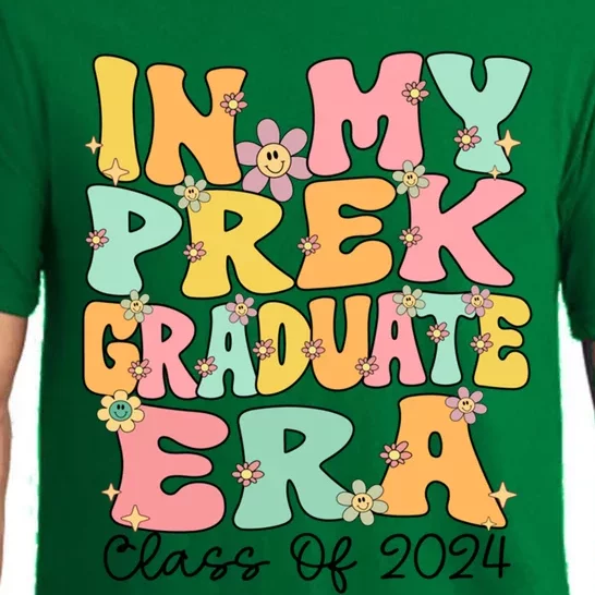 In My Prek Graduate Era Groovy Pre K Last Day Of Preschool Gift Pajama Set