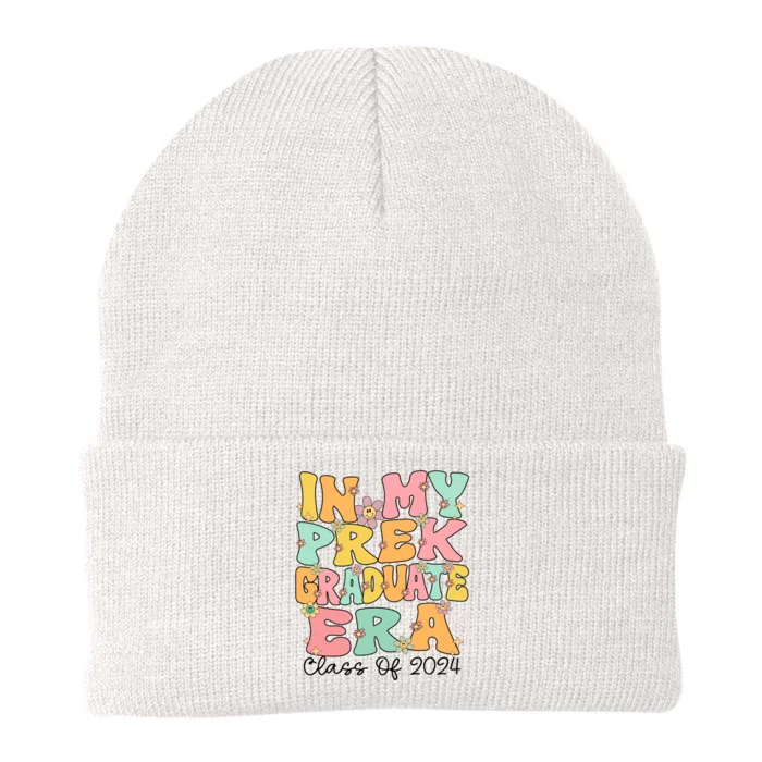 In My Prek Graduate Era Groovy Pre K Last Day Of Preschool Gift Knit Cap Winter Beanie