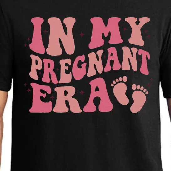 In My Pregnant Era Funny Pregnancy Announcet Pregnant Pajama Set