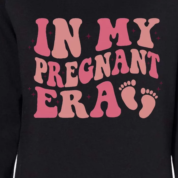 In My Pregnant Era Funny Pregnancy Announcet Pregnant Womens California Wash Sweatshirt