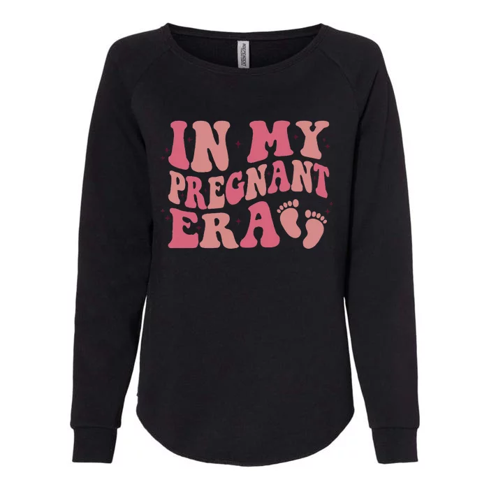 In My Pregnant Era Funny Pregnancy Announcet Pregnant Womens California Wash Sweatshirt