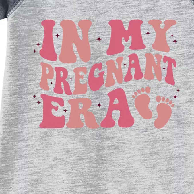 In My Pregnant Era Funny Pregnancy Announcet Pregnant Infant Baby Jersey Bodysuit