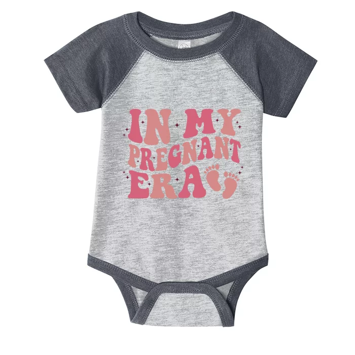 In My Pregnant Era Funny Pregnancy Announcet Pregnant Infant Baby Jersey Bodysuit