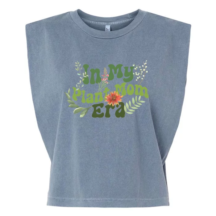 In My Plant Mom Era Funny Family Garment-Dyed Women's Muscle Tee