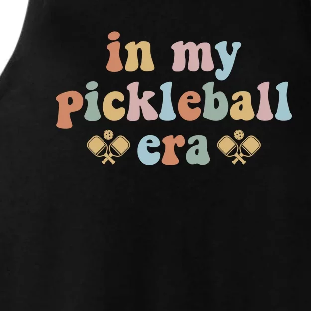 In My Pickleball Era Gift Ladies Tri-Blend Wicking Tank