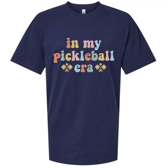 In My Pickleball Era Gift Sueded Cloud Jersey T-Shirt