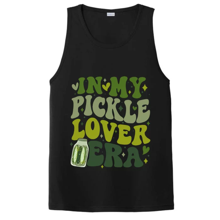 In My Pickle Lover Era Funny Canned Pickles Lover Wo Girl Performance Tank